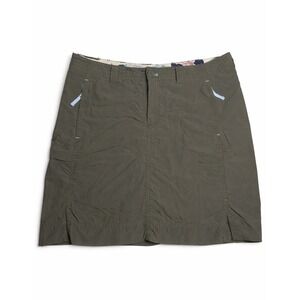 Eddie Bauer Skort Size 6 Olive Green Outdoor Utility Stretch Athletic Golf Tenni